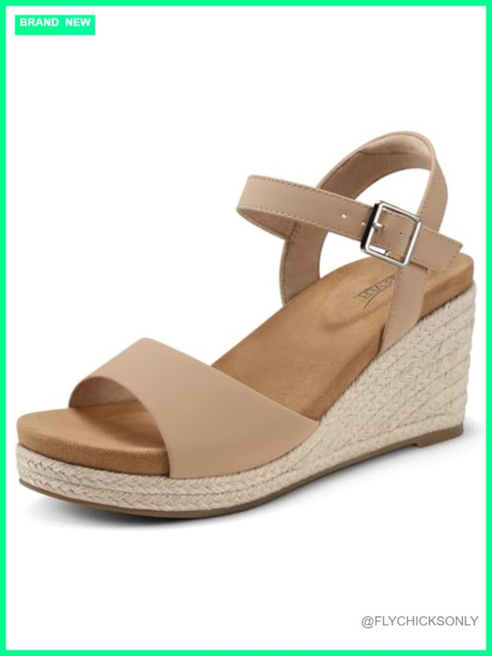 Wedge Sandals Comfortable Dressy Platform Espadrilles Ankle Strap Arch Support